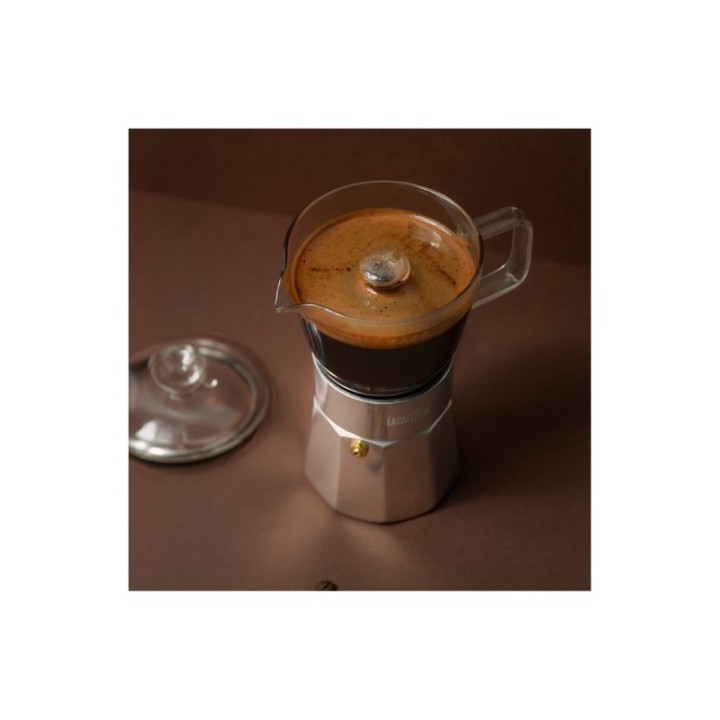 La Cafetière Verona 6-Cup Espresso Pot Steel