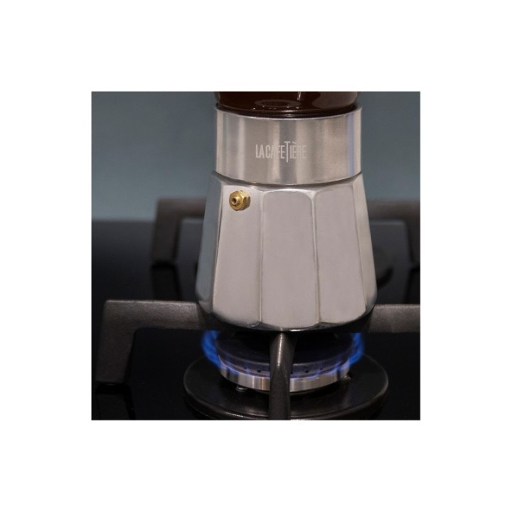 La Cafetière Verona 6-Cup Espresso Pot Steel