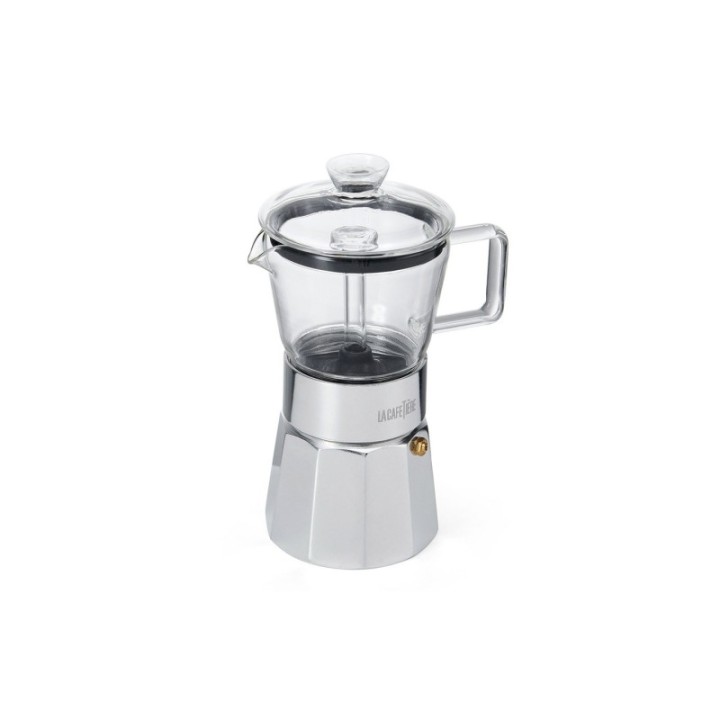 La Cafetière Verona 6-Cup Espresso Pot Steel