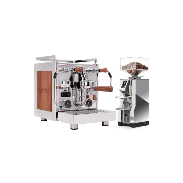 Profitec Pro 600 Devils Edition Walnut Espresso Machine Incl. Eureka Mignon Libra Espresso Grinder