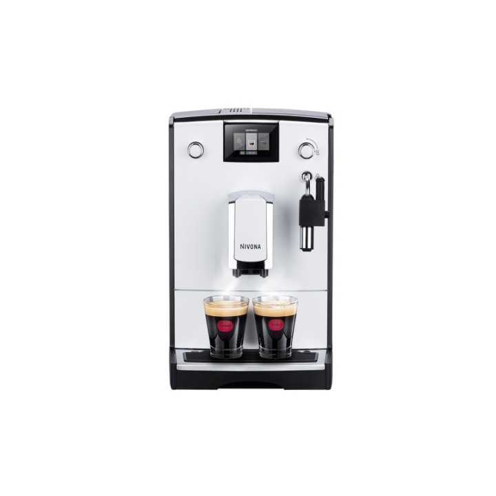 Nivona NICR 560 White Espresso Machine Incl. 8x400g Rigtig Kaffe Organic