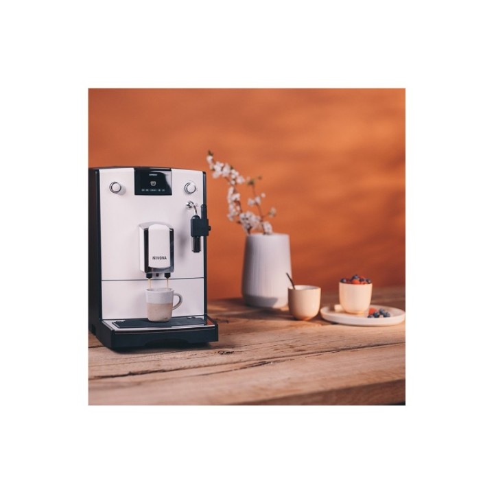 Nivona NICR 560 White Espresso Machine Incl. 8x400g Rigtig Kaffe Organic