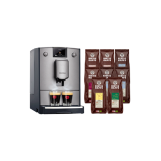 Nivona NICR 695 Titan Espresso Machine Incl. 8x400g Rigtig Kaffe Organic