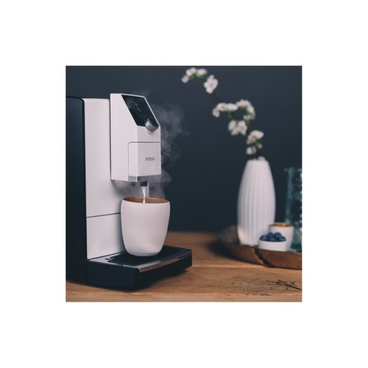 Nivona NICR 796 White Incl. milk container & 6x400g Rigtig Kaffe Organic