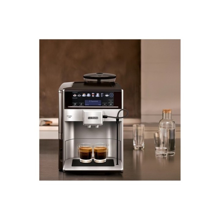 Siemens TE653M11RW EQ6 s300 Espresso Machine Incl. 6x400g Rigtig Kaffe Organic