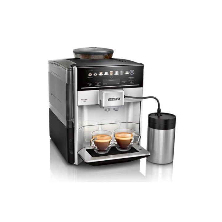 Siemens TE653M11RW EQ6 s300 Espresso Machine Incl. 6x400g Rigtig Kaffe Organic