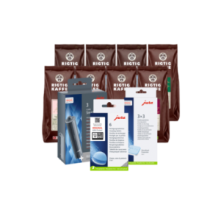 Jura Maintenance kit - Claris Smart Incl. 8x400g Rigtig Kaffe Organic