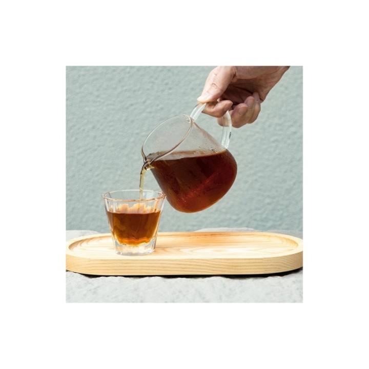 Loveramics Twisted Cappuccino Glass 18 cl 1 pc Black