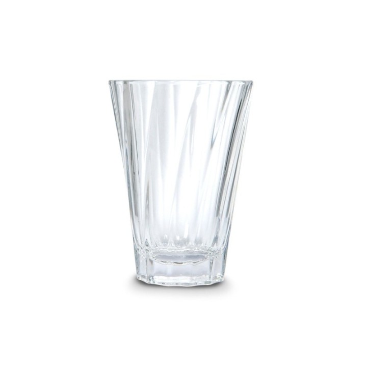 Loveramics Twisted Latte Glass 36 cl 1 pc Clear