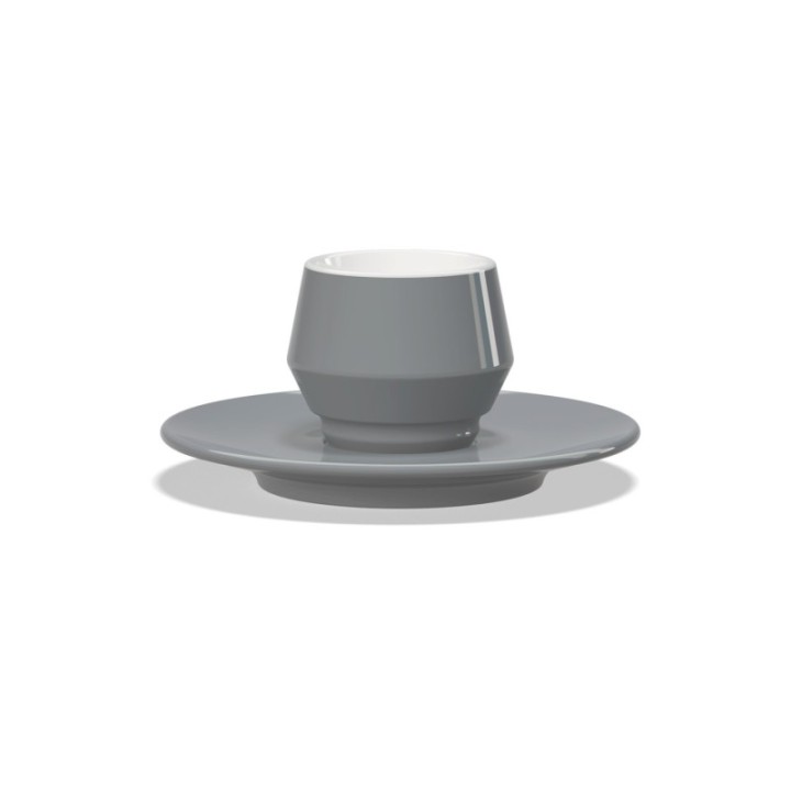 Club House Maniko Espresso with saucer Gray 7 cl 1 pc