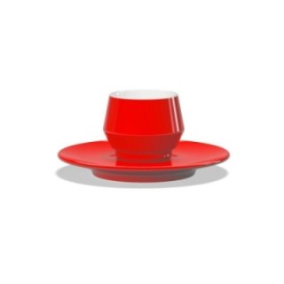 Club House Maniko Espresso with saucer Red 7 cl 1 pc