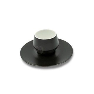 Club House Maniko Espresso with Saucer Matte Black 7 cl 4 pcs