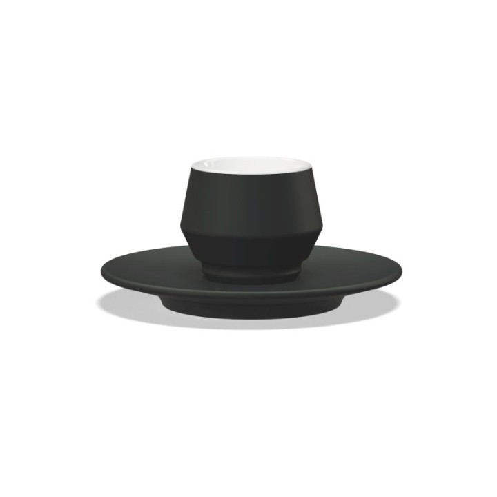 Club House Maniko Espresso with Saucer Matte Black 7 cl 4 pcs