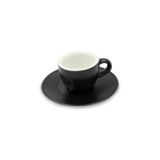 Club House Tulipano Espresso with saucer Matte Black 7 cl 1 pc