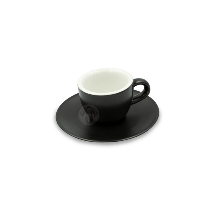 Club House Tulipano Espresso with saucer Matte Black 7 cl 1 pc