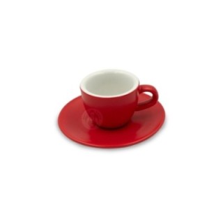 Club House Tulipano Espresso with saucer Matte Red 7 cl 1 pc
