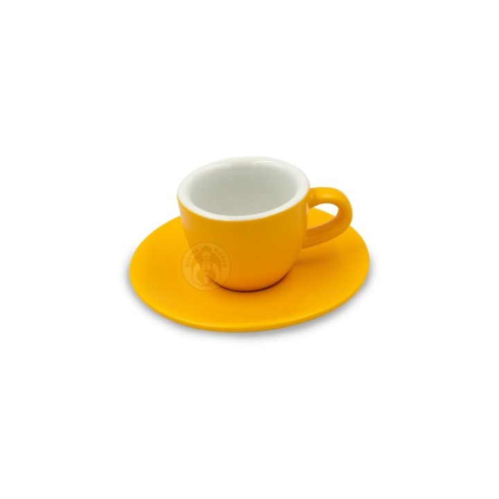 Club House Tulipano Espresso with Saucer Matte Yellow 7 cl 1 pc