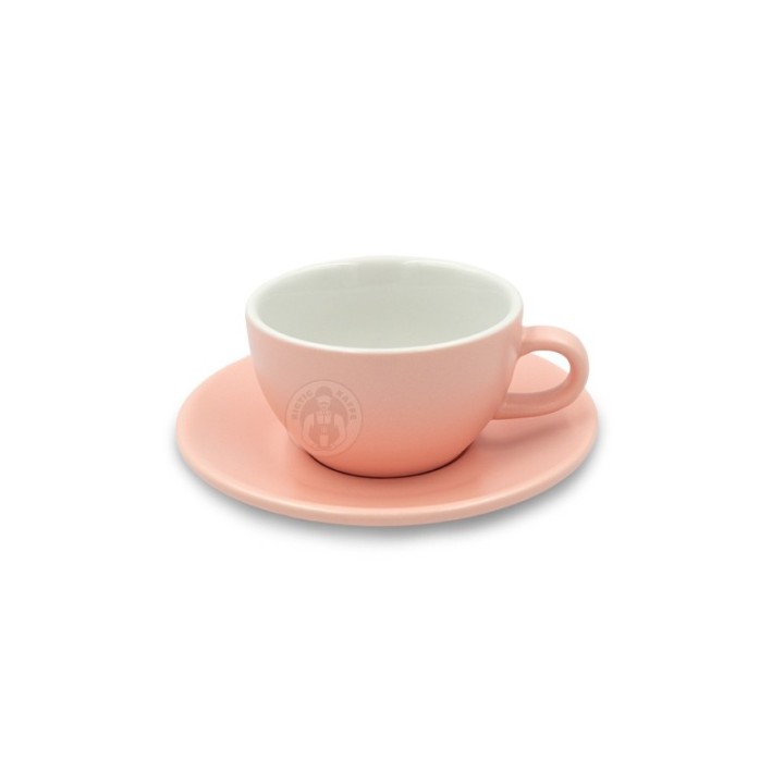 Club House Tulipano Cappuccino with saucer Matte Pink 26 cl 1 pc