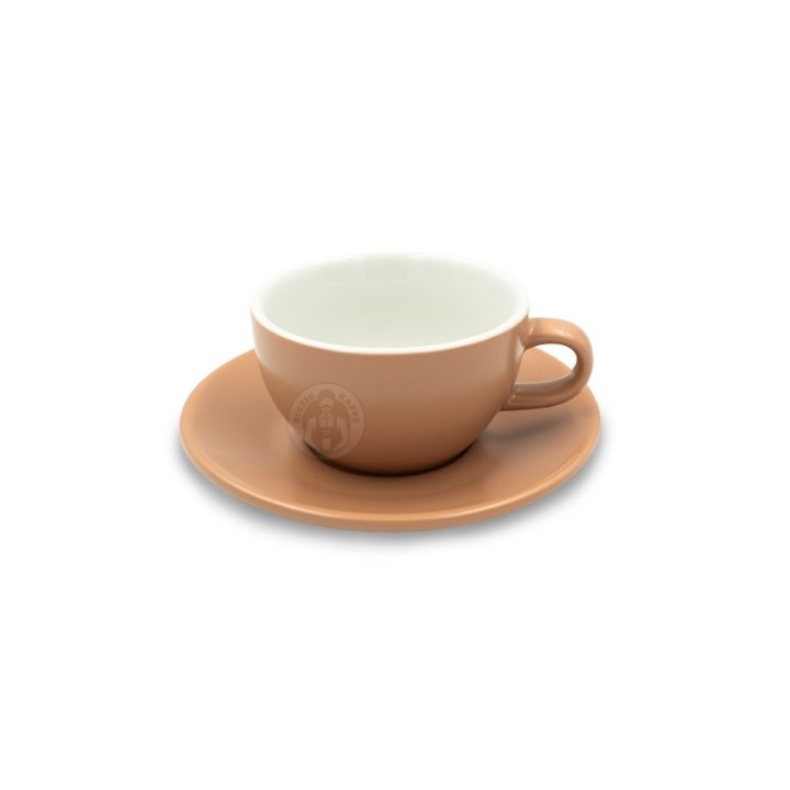 Club House Tulipano Cappuccino with saucer Matte Beige 26 cl 1 pc