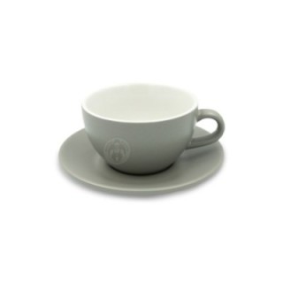 Club House Tulipano Latte with saucer Matte gray 30 cl 1 pc