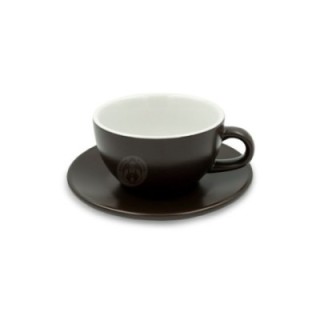 Club House Tulipano Latte with saucer Matte Brown 30 cl 1 pc