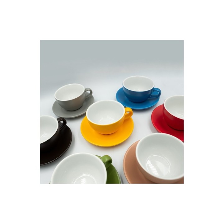 Club House Tulipano Latte with saucer, matte beige, 30 cl, 1 pc