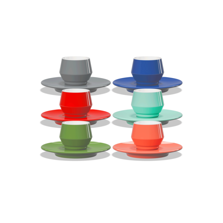 Club House Maniko Espresso with saucer 7 cl 6 pcs