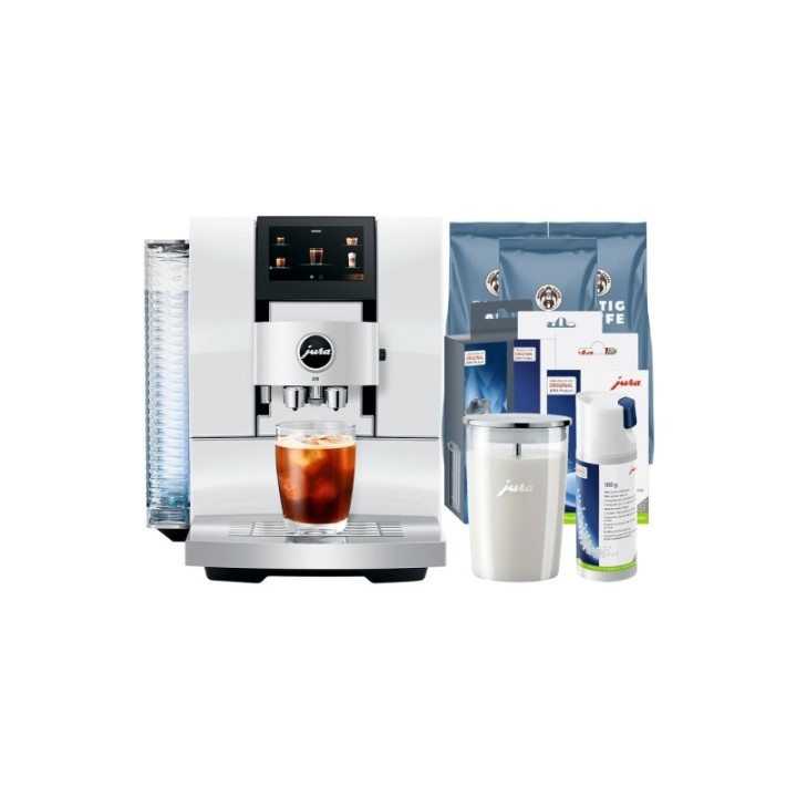Jura Z10 (EA) Diamond White Espresso Machine Incl. Care & 3kg Coffee