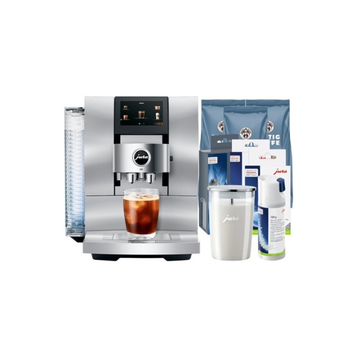 Jura Z10 (EA) Aluminum White Espresso Machine Incl. Care & 3 kg Coffee
