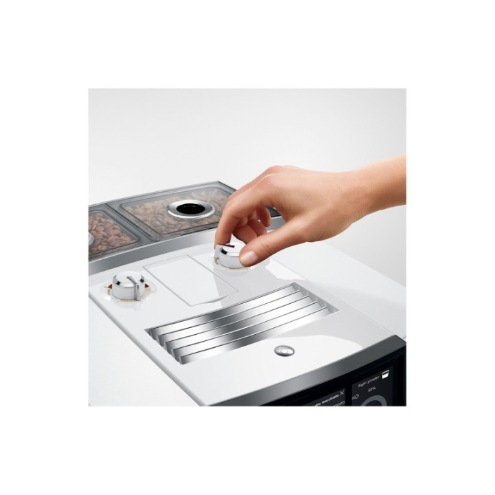 Jura J8 Twin (EA) Diamond White Espressomaskine Inkl. Startpakke