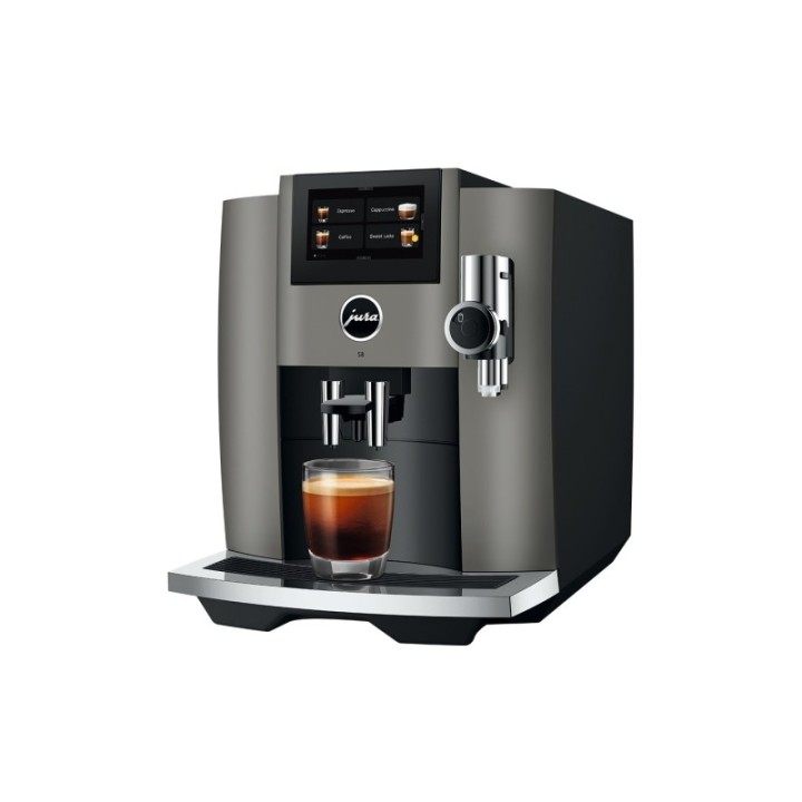 Jura S8 (EB) Dark Inox Espressomaskine Inkl. Startpakke