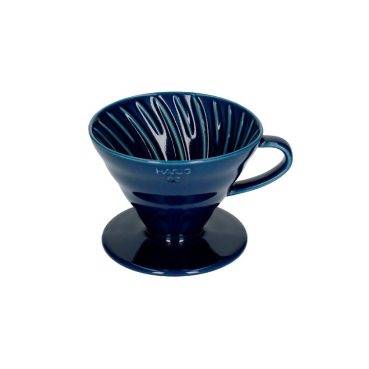 Hario V60-02 Keramik Dripper Mørkeblå 2 Kop.