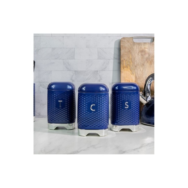 KitchenCraft Lovello Beholdere Navy 3 Stk