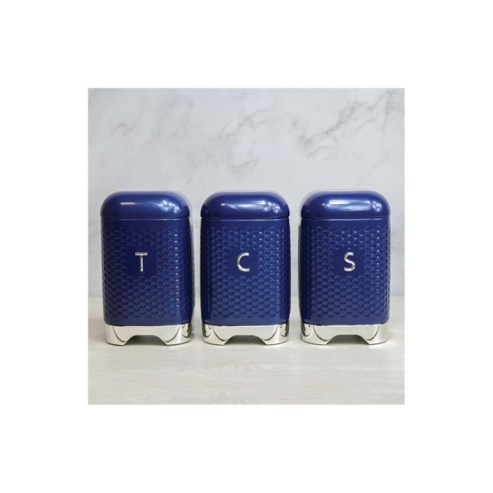 KitchenCraft Lovello Beholdere Navy 3 Stk