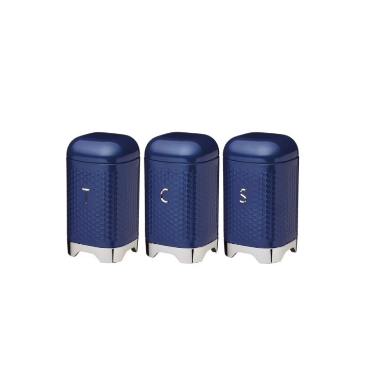 KitchenCraft Lovello Beholdere Navy 3 Stk