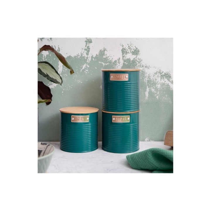 KitchenCraft Beholdere Mørkegrøn 3 Stk