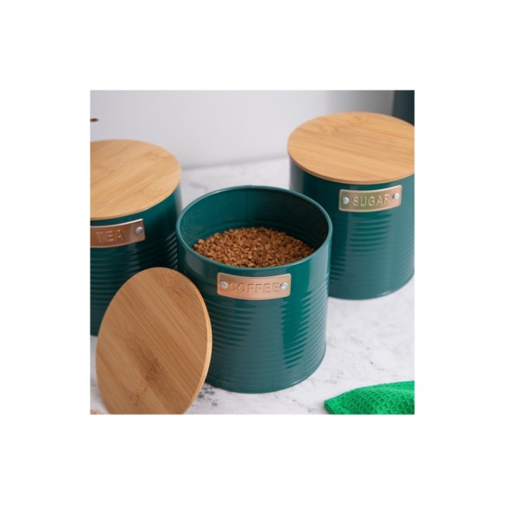 KitchenCraft Beholdere Mørkegrøn 3 Stk