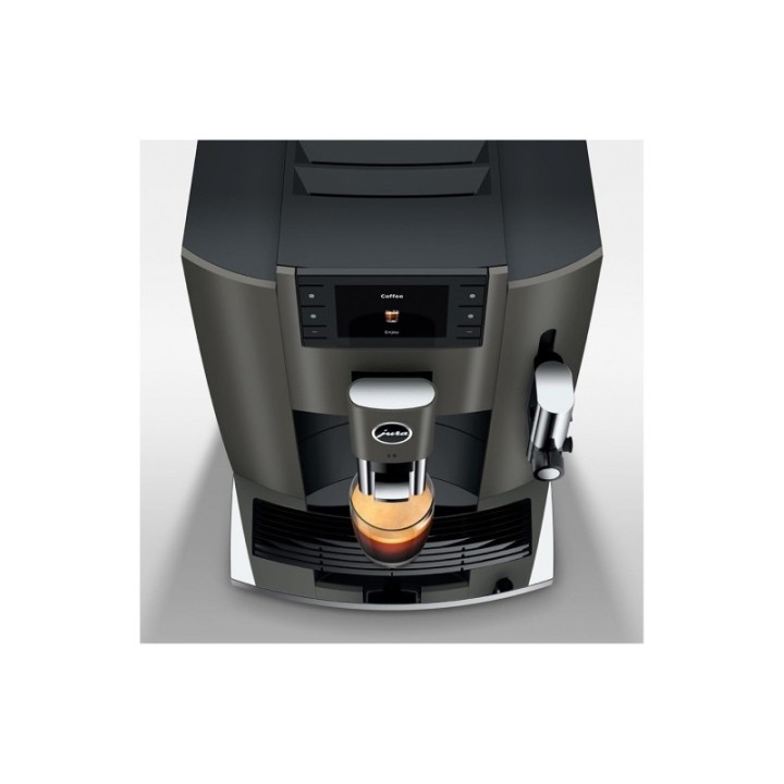 Jura E8 (EC) Dark Inox Espressomaskine Inkl. Tilbehør, Pleje & 3kg Super Crema