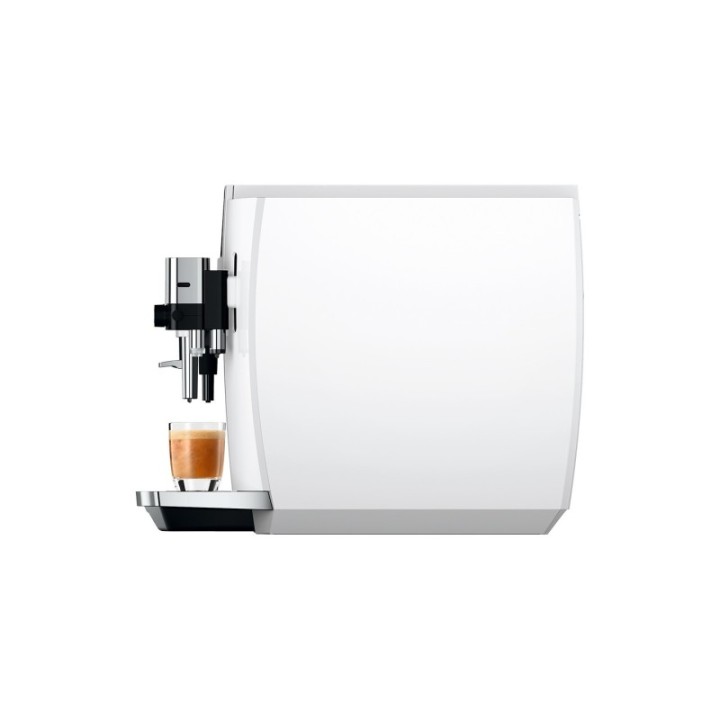 Jura E8 (EC) Piano White Espressomaskine Inkl. Tilbehør, Pleje & 3kg Super Crema