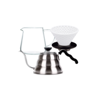 Loveramics Filterbryg Sæt Inkl. Strong Dripper 2 Kop, Stand, Glaskande & V60 Kedel