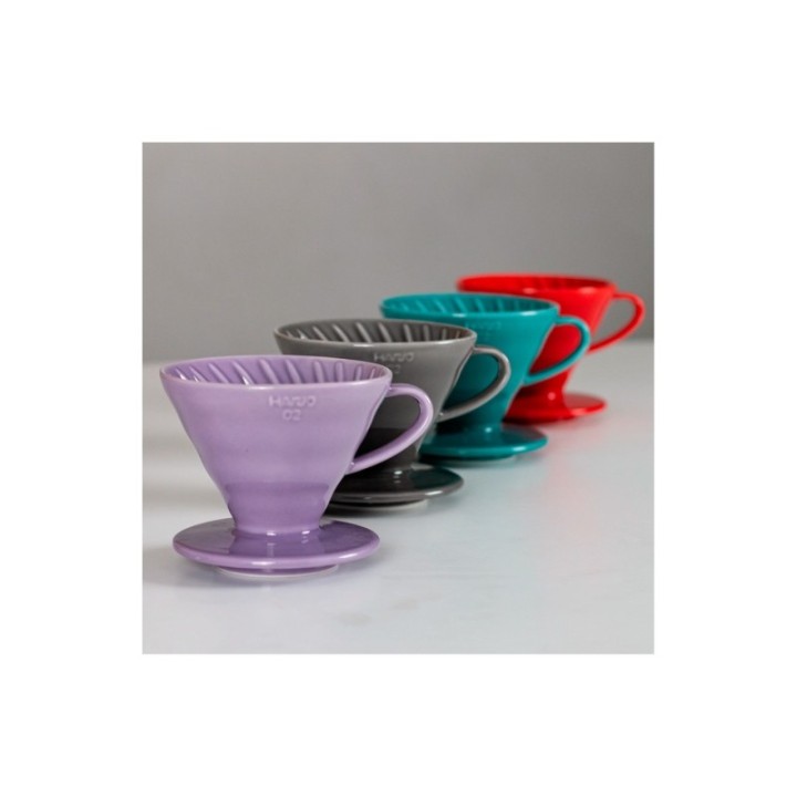 Hario Filterbryg Sæt Inkl. V60-02 Keramik Dripper 2 Kop & Glaskande 0,4 L