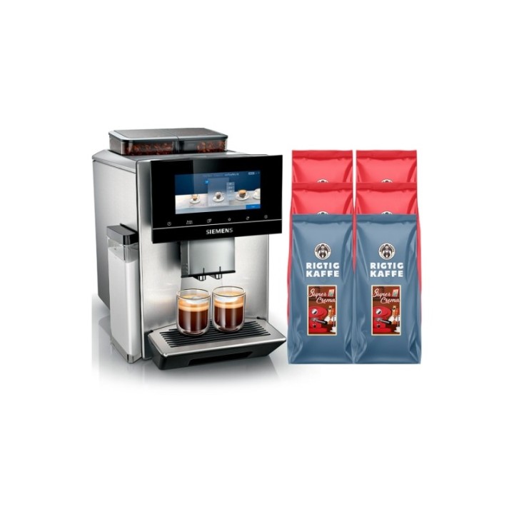 Siemens TQ907R03 EQ900 s700 Espressomaskine Inkl. 6kg Rigtig Kaffe