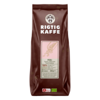 Rigtig Kaffe Organic Peru v/24kg Hele kaffebønner