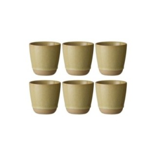 Aida RAW Colour Krus 30 cl 6 Stk Yellowish