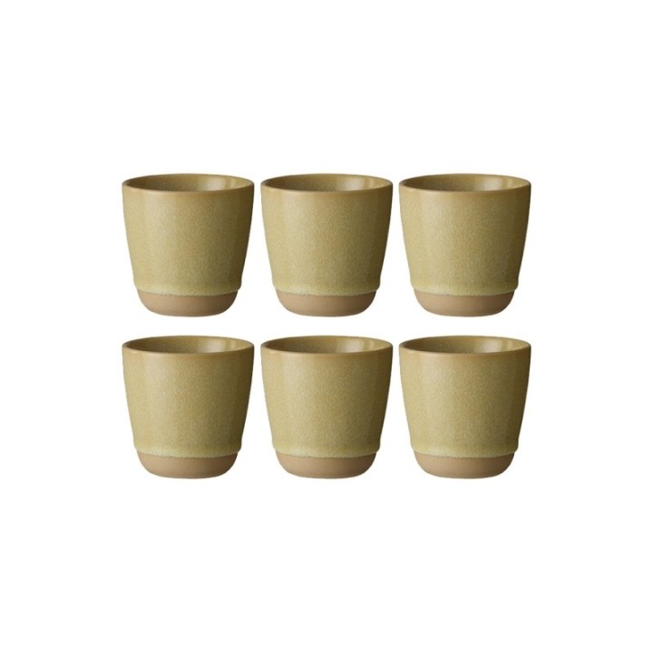 Aida RAW Colour Krus 30 cl 6 Stk Yellowish