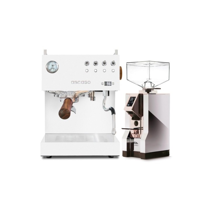Ascaso Steel Duo PID White Inkl. Eureka Mignon Turbo Espressokværn