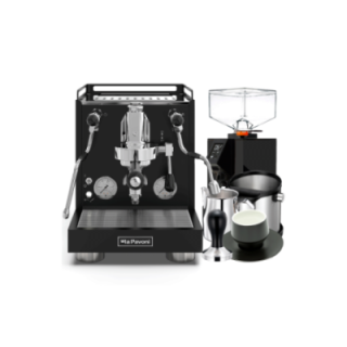 La Pavoni New Cellini Evolution Inkl. Espressokværn, Baristaudstyr & Kopper