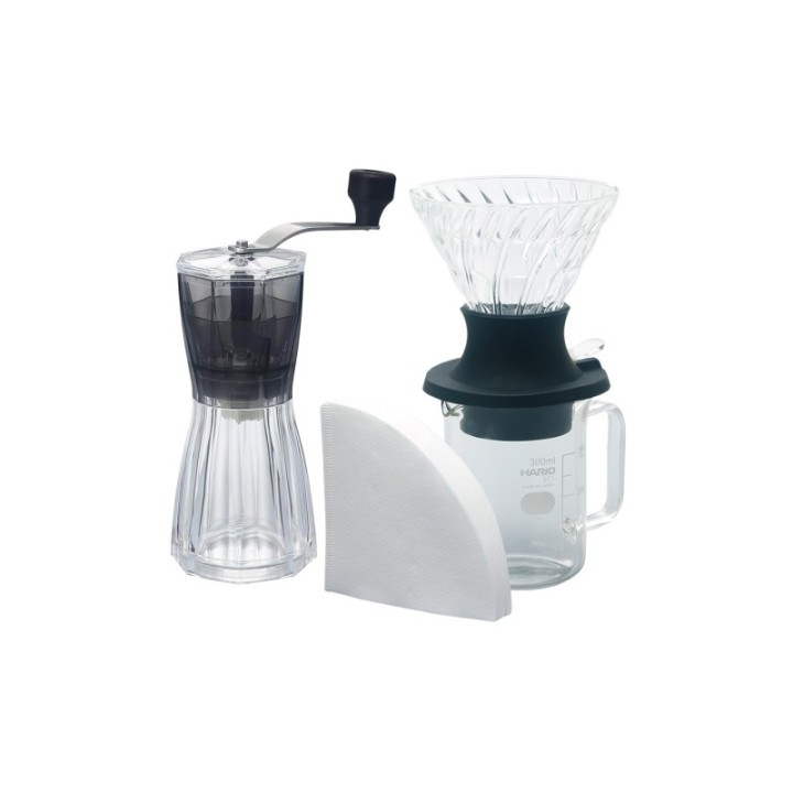 Hario Immersion Switch Filterbryg Sæt Inkl. Hario Octo Kaffemølle