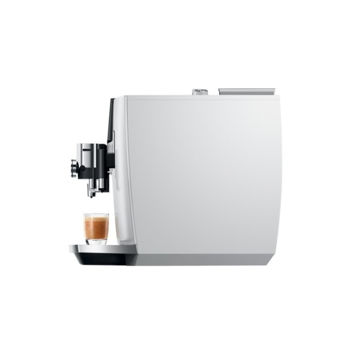 Jura J8 Twin (EA) Diamond White Inkl. Mælkebeholder, Sirup & Kaffe