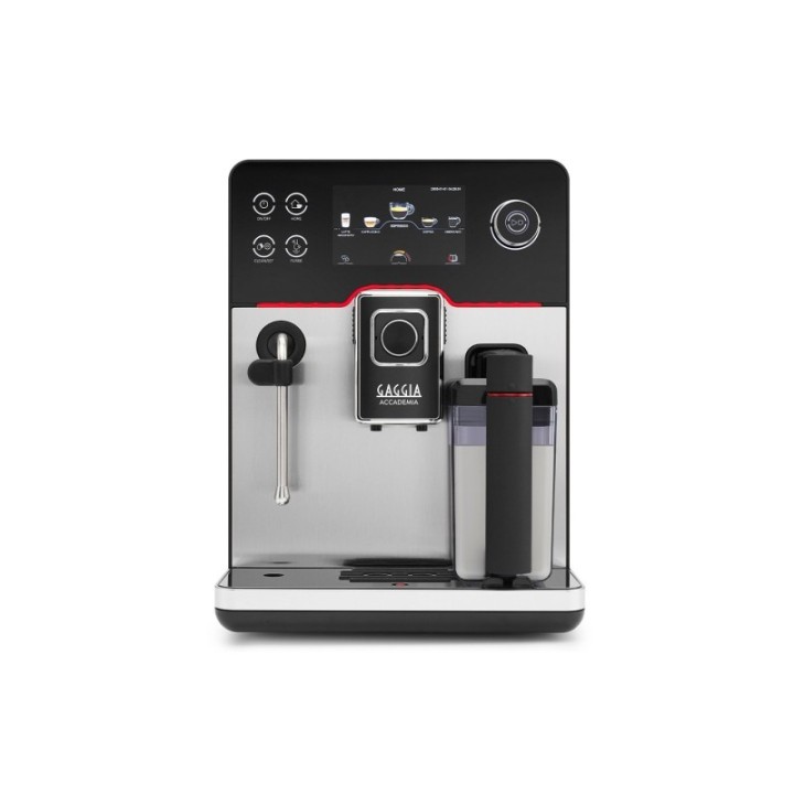 Gaggia Accademia Stål Espressomaskine Inkl. Mælkekande & 3x400g Rigtig Kaffe